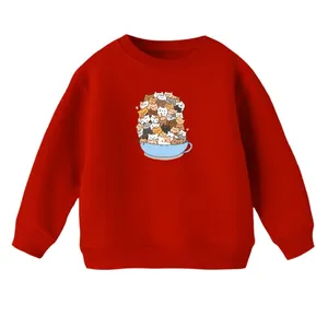 سویشرت بچگانه مدل گربه های فنجانی