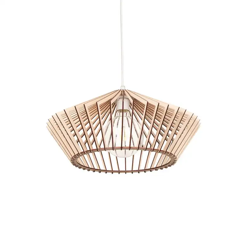 لوستر مدل چوبی کد L6