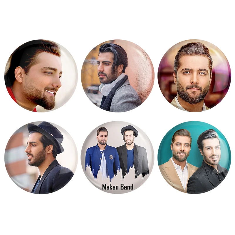 مگنت خندالو طرح ماکان بند کد 133A مجموعه 6 عددی