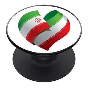 پایه نگهدارنده گوشی موبایل پاپ سوکت مدل پرچم ایران کد 03