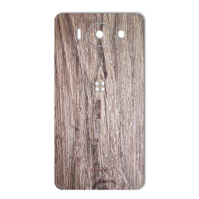 برچسب تزئینی ماهوت مدل Walnut Texture مناسب برای گوشی Microsoft Lumia 950