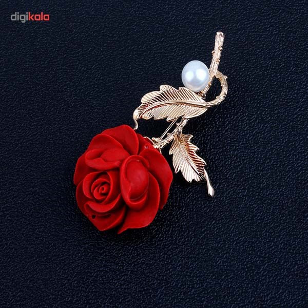 گل سینه روزینی مدل BR24