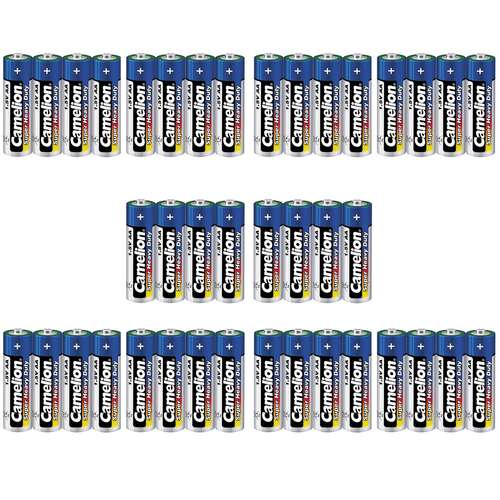 باتری قلمی کملیون مدل Super Heavy Duty بسته 40 عددی
