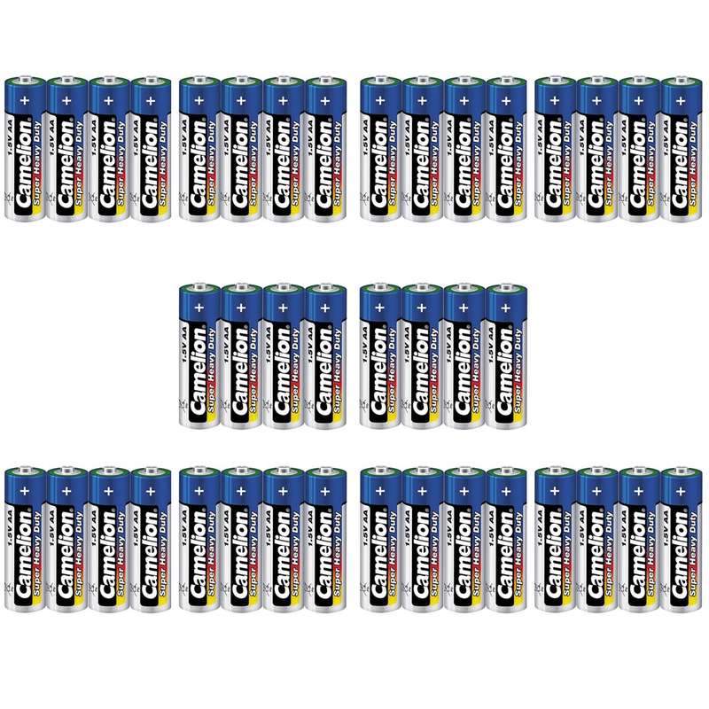 باتری قلمی کملیون مدل Super Heavy Duty بسته 40 عددی