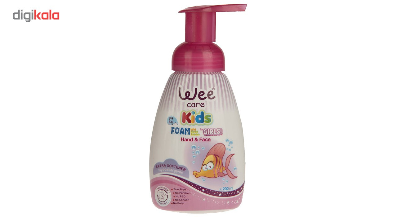 فوم شستشوی دست و صورت وی مدل Girls حجم 200 میلی لیتر