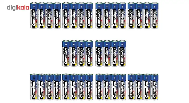 باتری قلمی کملیون مدل Super Heavy Duty بسته 40 عددی