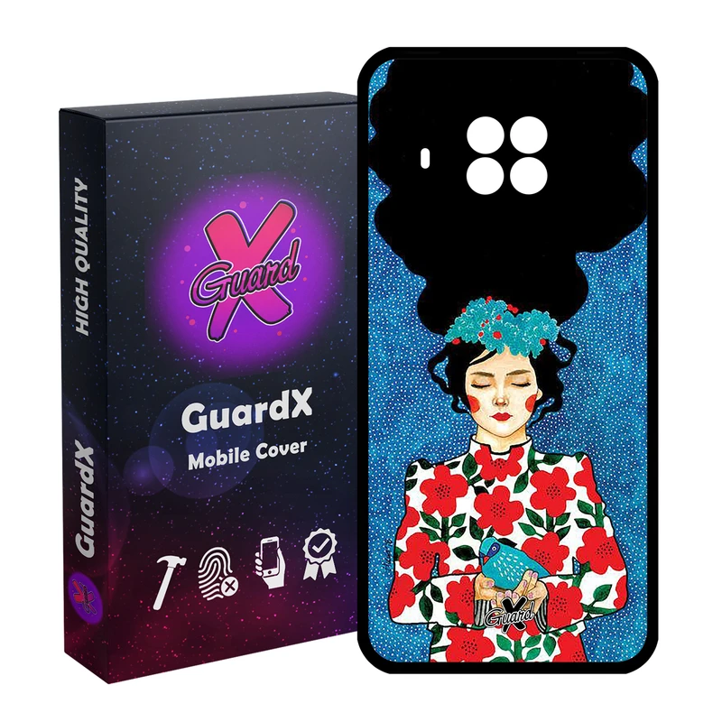 کاور گارد ایکس طرح Girl مدل Glass10137 مناسب برای گوشی موبایل شیائومی Mi 10T Lite / Mi 10I / Redmi Note 9 Pro 5G