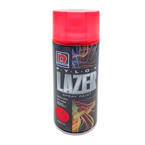  اسپری رنگ قرمز فلورسنت نیپون مدل لیزر کد 602 حجم 400 میلی لیتر