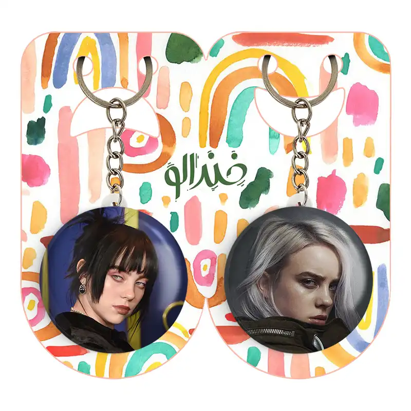 جاکلیدی خندالو مدل بیلی آیلیش کد 1917619180 مجموعه 2 عددی