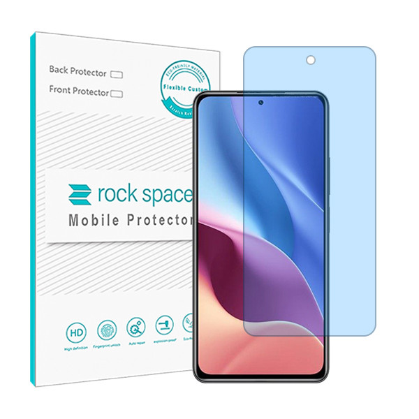 محافظ صفحه نمایش ضداشعه آبی راک اسپیس مدل HyBLU مناسب برای گوشی موبایل شیائومی +Redmi K40 Pro
