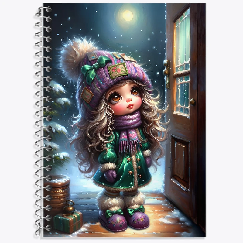 دفتر لغت 50 برگ خندالو طرح دخترانه کیوت کد F8473