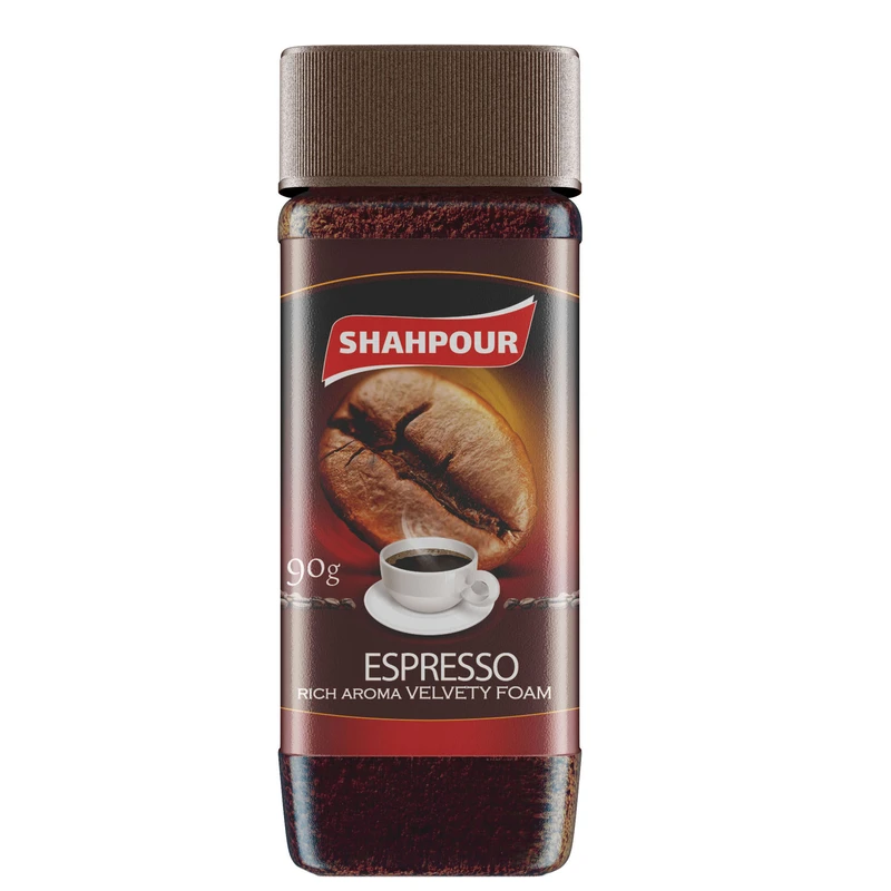 قهوه فوری اسپرسو شاهپور - 90 گرم