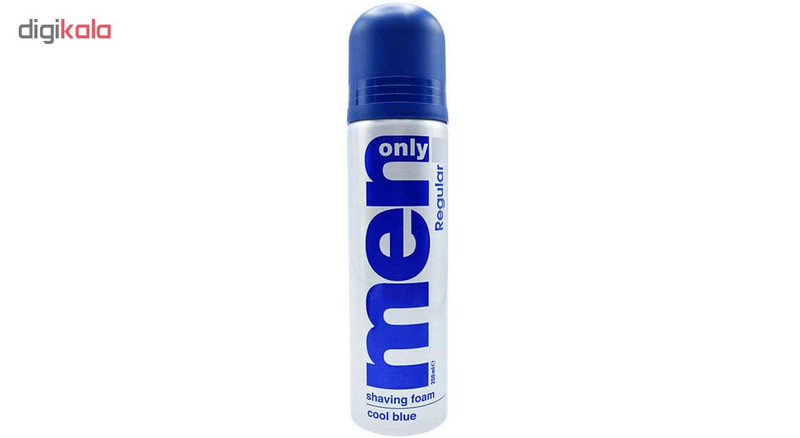 فوم اصلاح مردانه من اونلی مدل cool blue Regular حجم 250 میلی لیتر