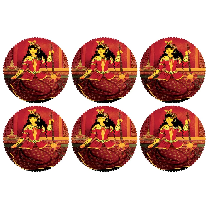 زیر لیوانی کد C2-42013 بسته 6 عددی