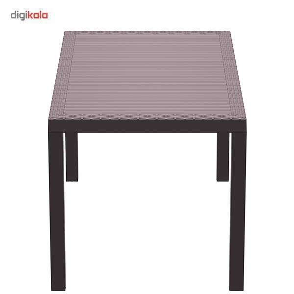 میز ناهارخوری نظری مدل 140x80-Rattan Orlando