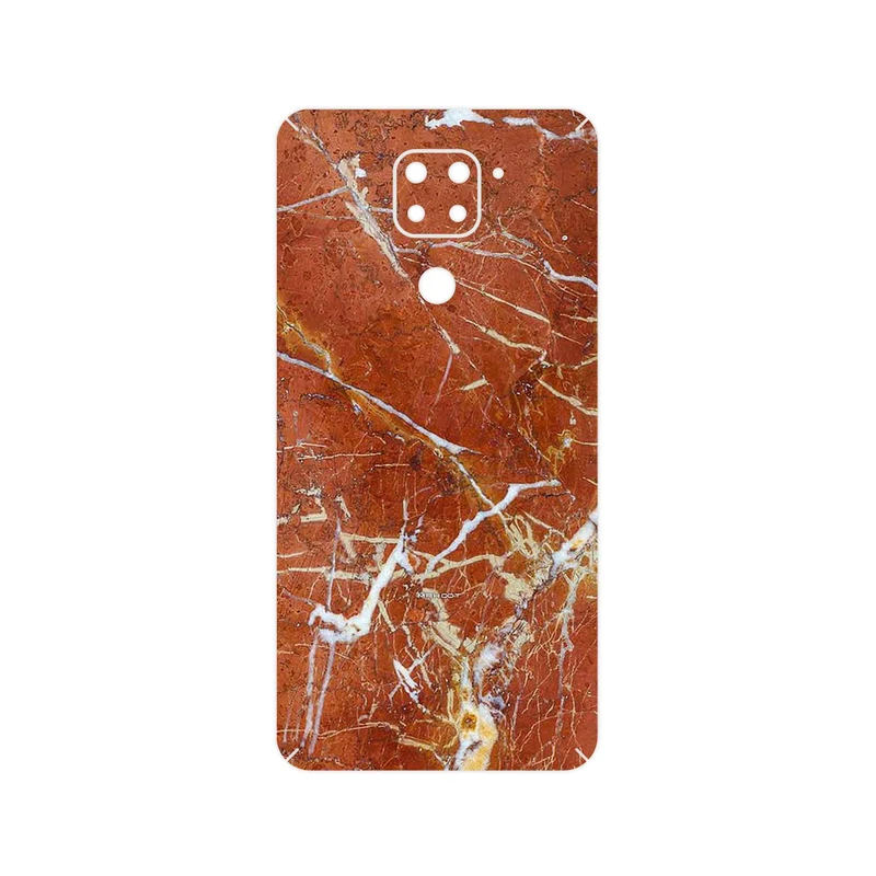 برچسب پوششی ماهوت مدل Red Marble مناسب برای گوشی موبایل شیائومی Redmi Note 9