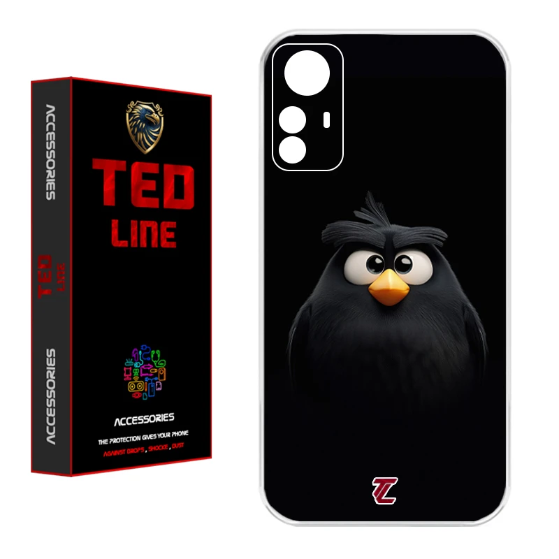 کاور تد لاین طرح پرنده کد 1122 مناسب برای گوشی موبایل شیائومی Redmi Note 12S