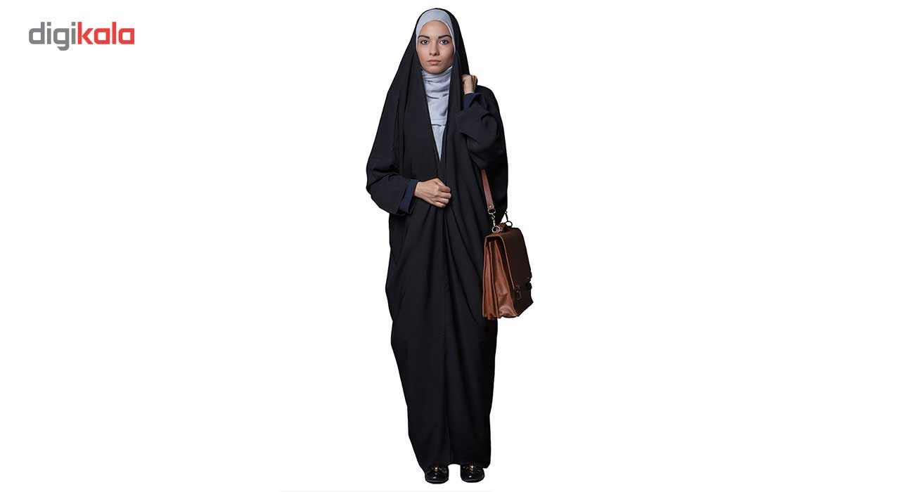 چادر اماراتی کرپ کن کن حجاب فاطمی مدل 201035kn
