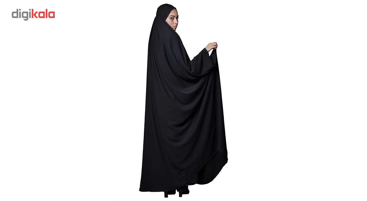 چادر اماراتی کرپ کن کن حجاب فاطمی مدل 201035kn