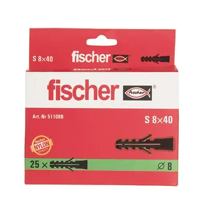 Fischer Nr51108B Rawlplug Pack Of 25 PCS