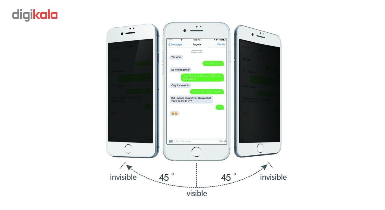 محافظ صفحه نمایش شیشه ای مک کوی مدل Privacy مناسب برای گوشی موبایل iphone 7/8 main 1 4