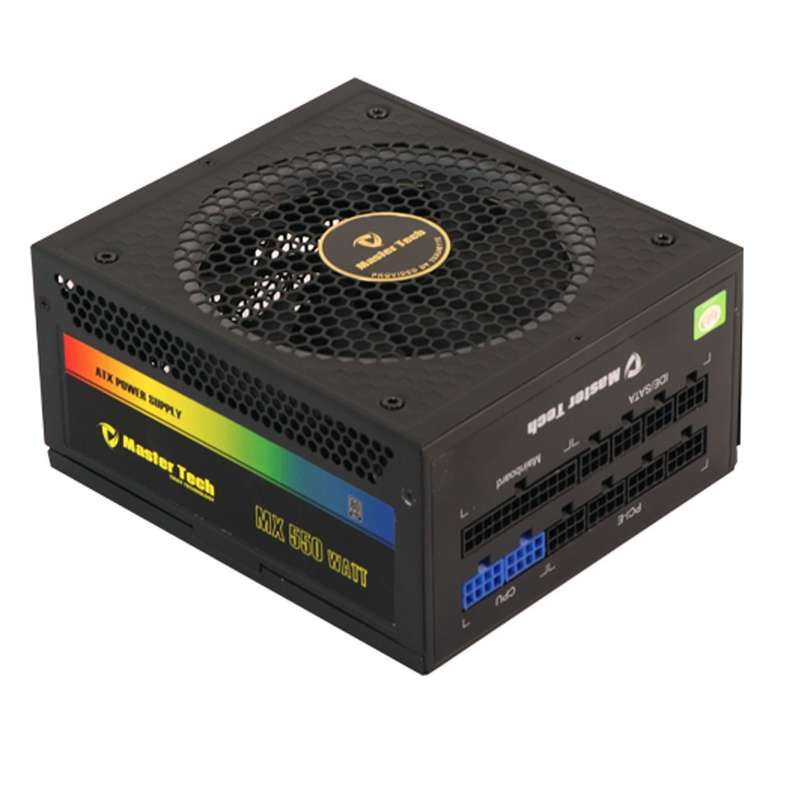 منبع تغذیه کامپیوتر ماژولار مستر تک مدل MX550W منبع تغذیه کامپیوتر ماژولار مستر تک مدل MX550W