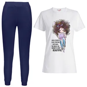 ست تی شرت و شلوار زنانه مدل 814