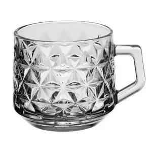 فنجان شیشه و بلور اصفهان مدل الیکا مجموعه 6 عددی