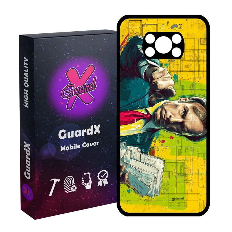 کاور گارد ایکس طرح Saul Goodman مدل 11074 مناسب برای گوشی موبایل شیائومی Poco X3 NFC/Poco X3/Poco X3 Pro