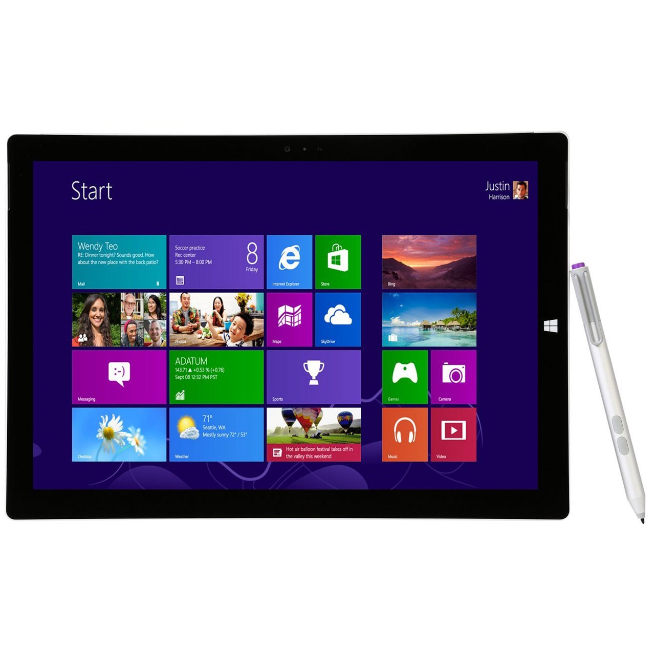 تبلت مایکروسافت مدل Surface Pro 3 - A ظرفیت 128 گیگابایت