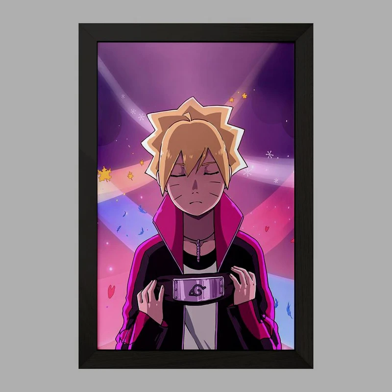 تابلو خندالو مدل بوروتو اوزوماکی انیمه بوروتو Boruto  کد 15713