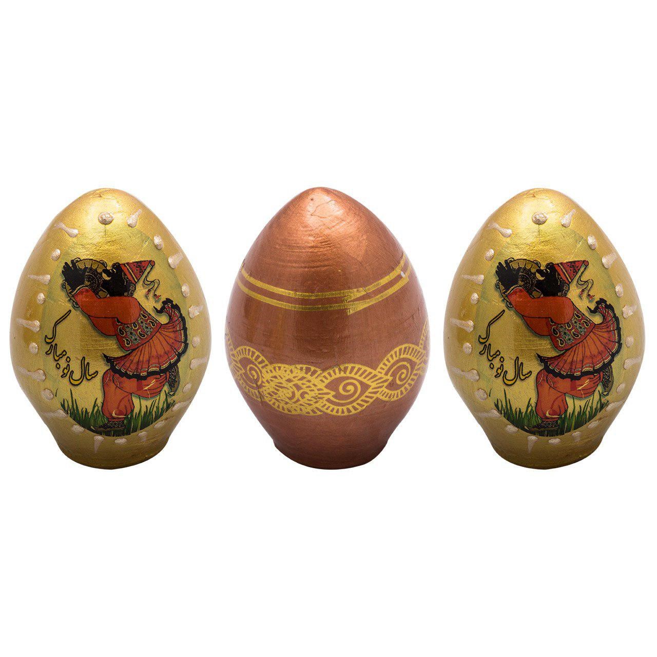 تخم مرغ تزیینی هفت سین آرت گالری مدل A3081 -بسته 3 عددی