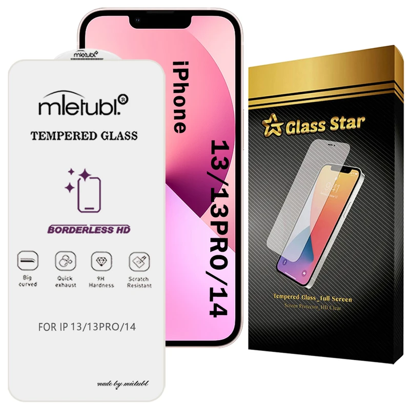 محافظ صفحه نمایش گلس استار مدل WSUPERSS مناسب برای گوشی موبایل اپل iPhone 13 / 13 Pro / 14