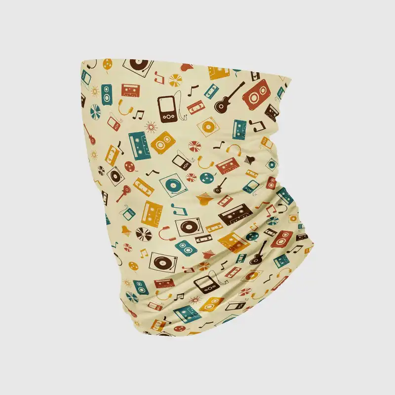 دستمال سر و گردن هاماگراف مدل موسیقی