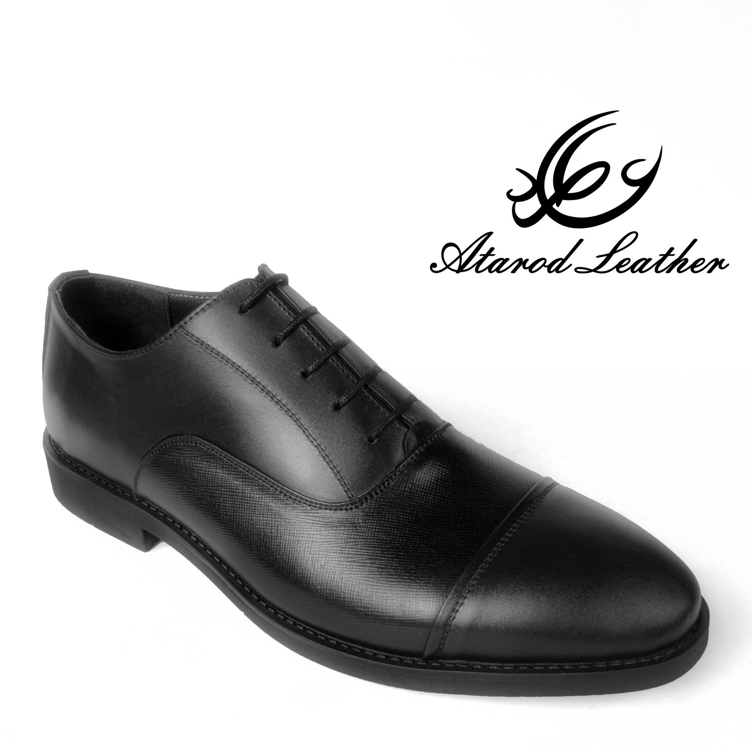 کفش مردانه چرم عطارد مدل چرم طبیعی کد SH86 -  - 4