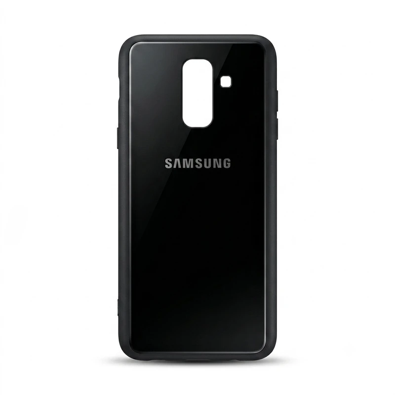 کاور مدل شیشه ای مناسب برای گوشی موبایل سامسونگ Galaxy A6 Plus