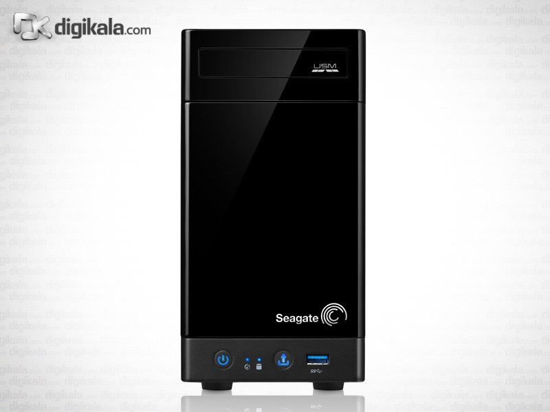 ذخیره ساز تحت شبکه 2Bay سیگیت مدل بیزینس استوریج بدون هارد دیسک