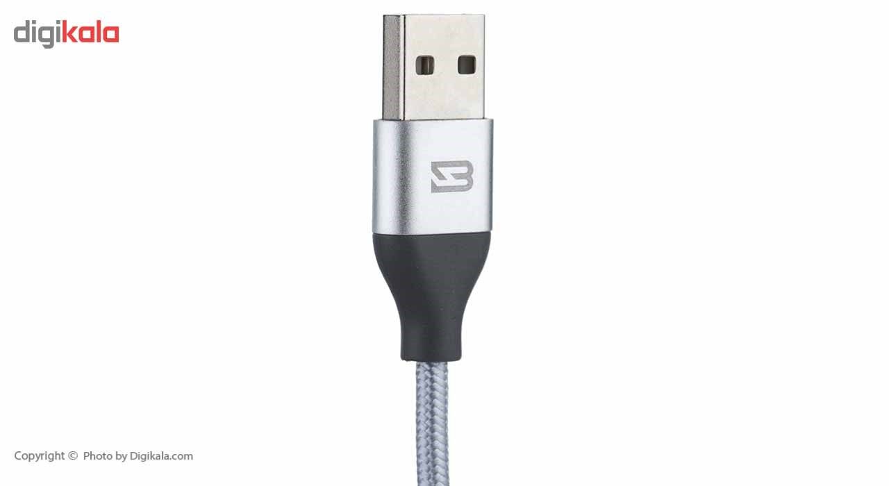 کابل تبدیل USB به microUSB بی وای زد مدل BL-683M طول 1.2 متر main 1 2