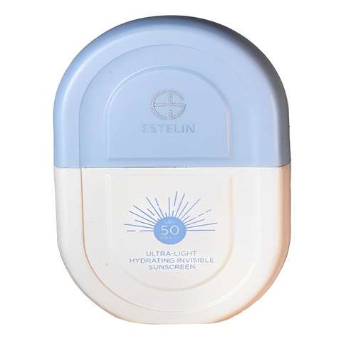 کرم ضد آفتاب بدون رنگ استلین، 50 SPF، مدل ultra light، مناسب انواع پوست و حجم 50 میلی‌لیتر، محافظت کننده در برابر اشعه UVA و UVB، بسیار سبک، +++ PA، آبرسان، ضد لک، با ماندگاری 2 ساعته