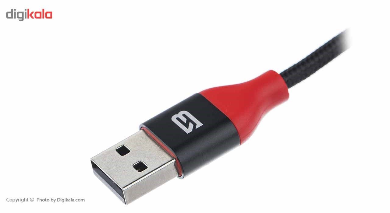 کابل تبدیل USB به microUSB بی وای زد مدل BL-683M طول 1.2 متر main 1 9