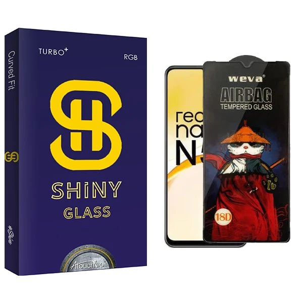 محافظ صفحه نمایش آتوچبو مدل Shiny Airbag مناسب برای گوشی موبایل ریلمی Narzo N53