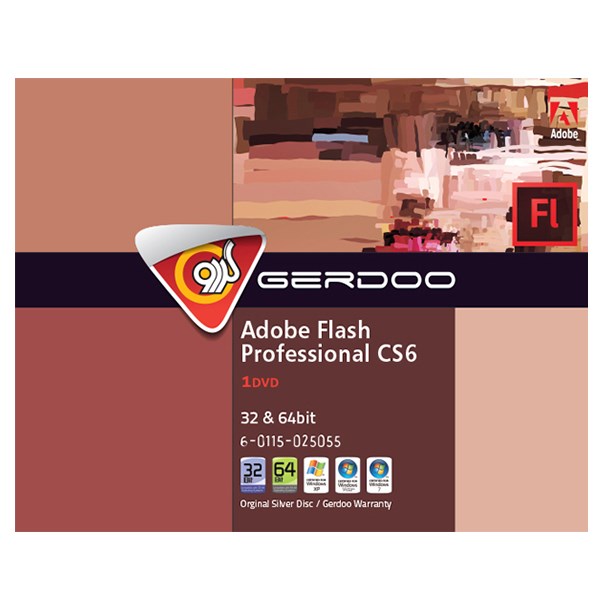 مجموعه نرم‌افزار گردو Adobe Flash Professional CS6