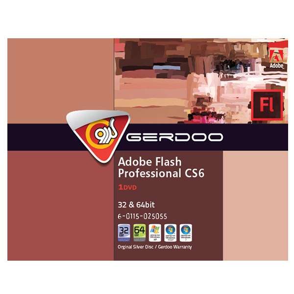 مجموعه نرمافزار گردو Adobe Flash Professional CS6 مجموعه نرمافزار گردو Adobe Flash Professional CS6