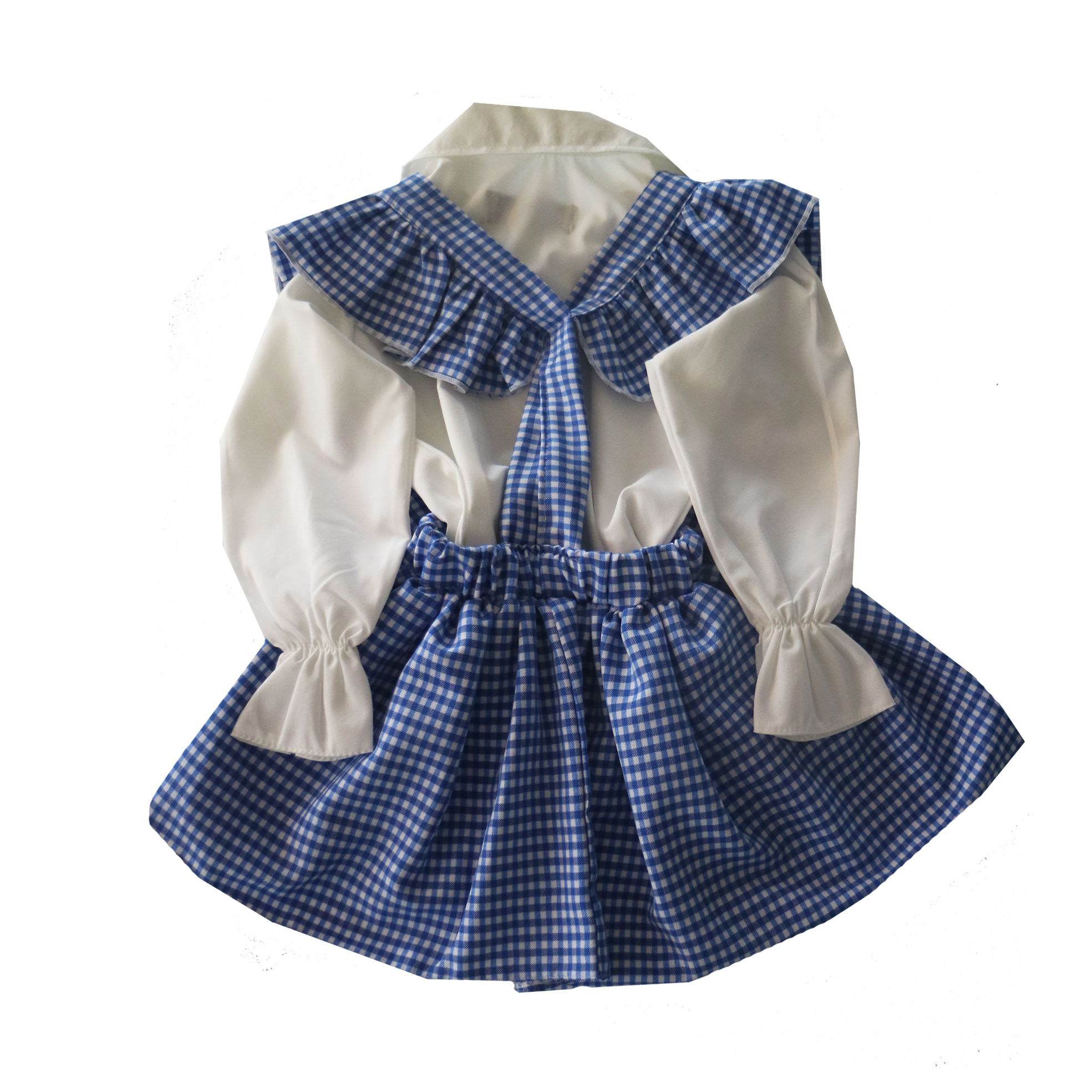 ست شومیز و سارافون دخترانه کد 008