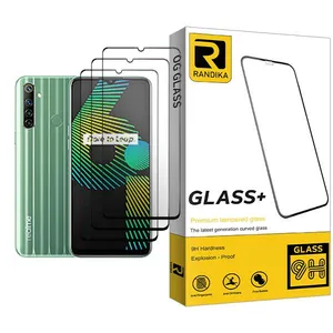 Randika Randika Glass MIX003 Screen Protector For Realme 6i Pack Of 3