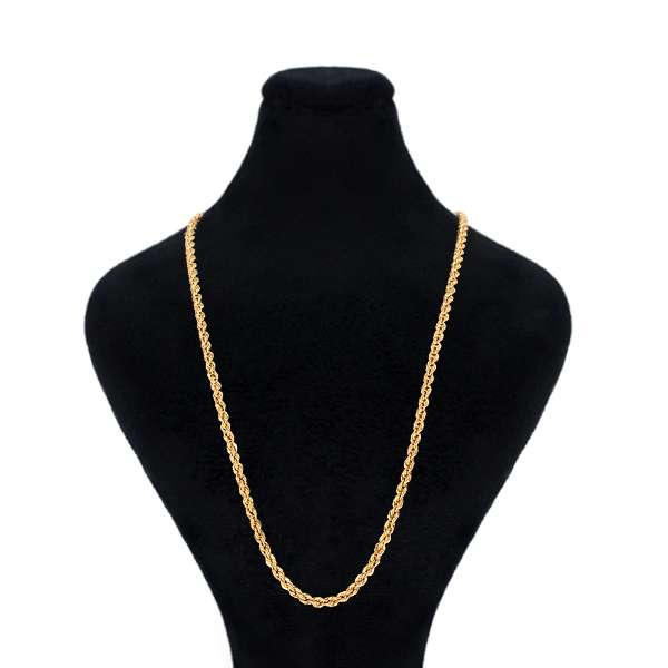 گردنبند طلا 18 عیار زنانه ماوی گالری مدل طنابی 1 گردنبند طلا 18 عیار زنانه ماوی گالری مدل طنابی 1