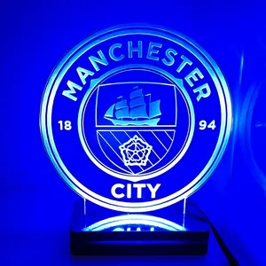 چراغ خواب طرح لوگوی تیم منچستر سیتی کد 1207