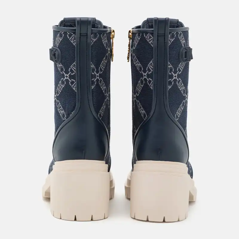 نیم بوت زنانه مایکل کورس مدل Hanley Empire Logo Jacquard