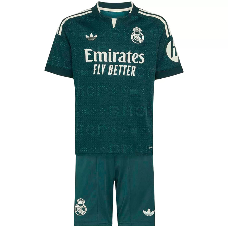 ست تی شرت و شلوارک ورزشی پسرانه مدل رئال مادرید Away 2027
