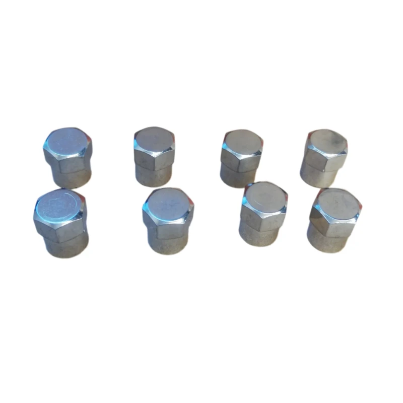 سر والف لاستیک خودرو مدل پلاستیکی استیل کد st8  بسته 8 عددی